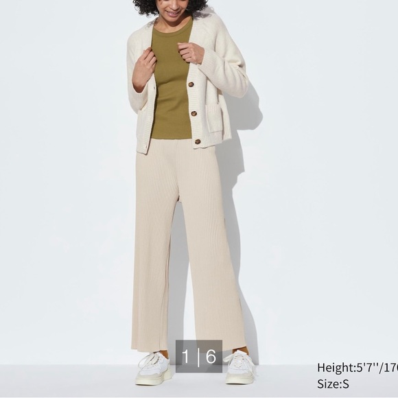 Uniqlo Pleated Straight Pants - Picture 5 of 9